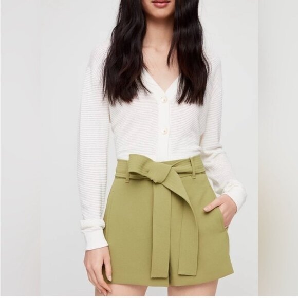 Pistola White High Ride Distressed Denim Shorts Sz 27 - Picture 8 of 8